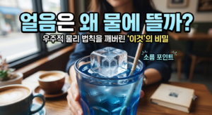물에 떠 있는 얼음 하나가 지구를 구하고 있다고