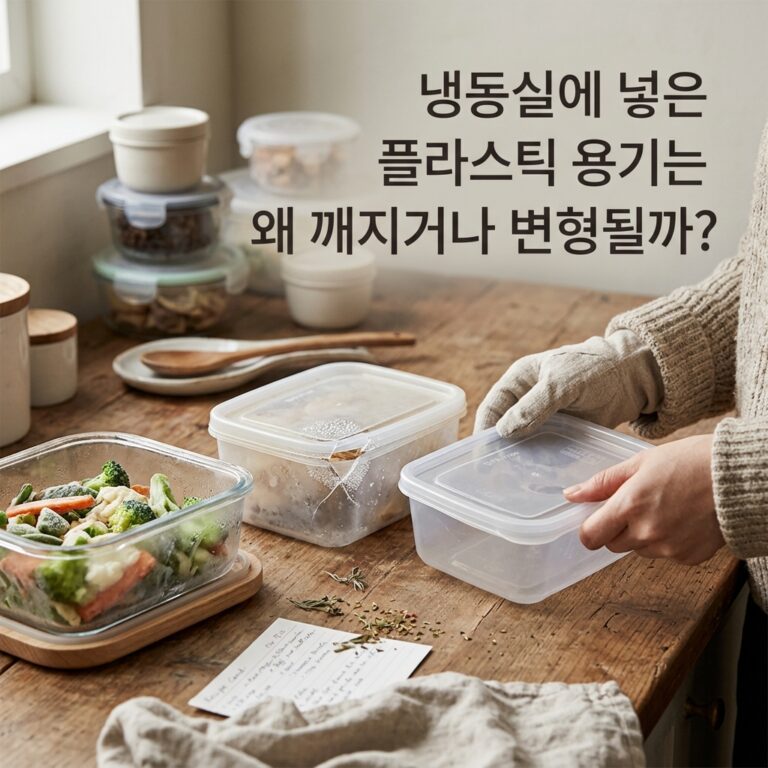 ai thumbnail photography 냉동실에 넣은 플라스틱 용기는 왜 깨지거나 변형될까 1787896658