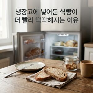 ai thumbnail photography 냉장고에 넣어둔 식빵이 더 빨리 딱딱해지는 이유 1787663032
