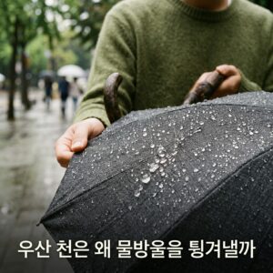 ai thumbnail photography 우산 천은 왜 물방울을 튕겨낼까 1787813749