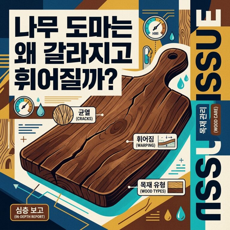 ai thumbnail poster 나무 도마는 왜 갈라지고 휘어질까 1786760141