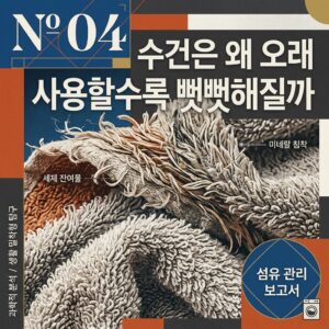 ai thumbnail poster 수건은 왜 오래 사용할수록 뻣뻣해질까 1786758593