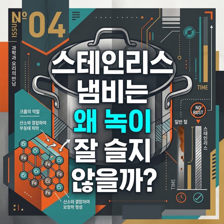 ai thumbnail poster 스테인리스 냄비는 왜 녹이 잘 슬지 않을까 1786719621