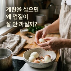 ai thumbnail photography 계란을 삶으면 왜 껍질이 잘 안 까질까 1788917306