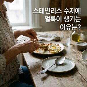 ai thumbnail photography 스테인리스 수저에 얼룩이 생기는 이유는 1788239339