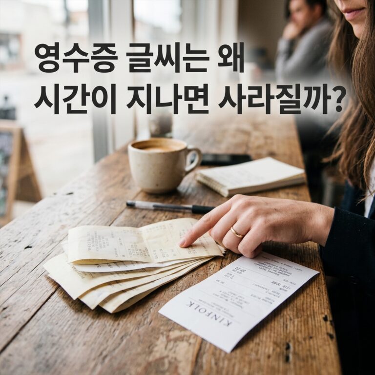 ai thumbnail photography 영수증 글씨는 왜 시간이 지나면 사라질까 1789190489