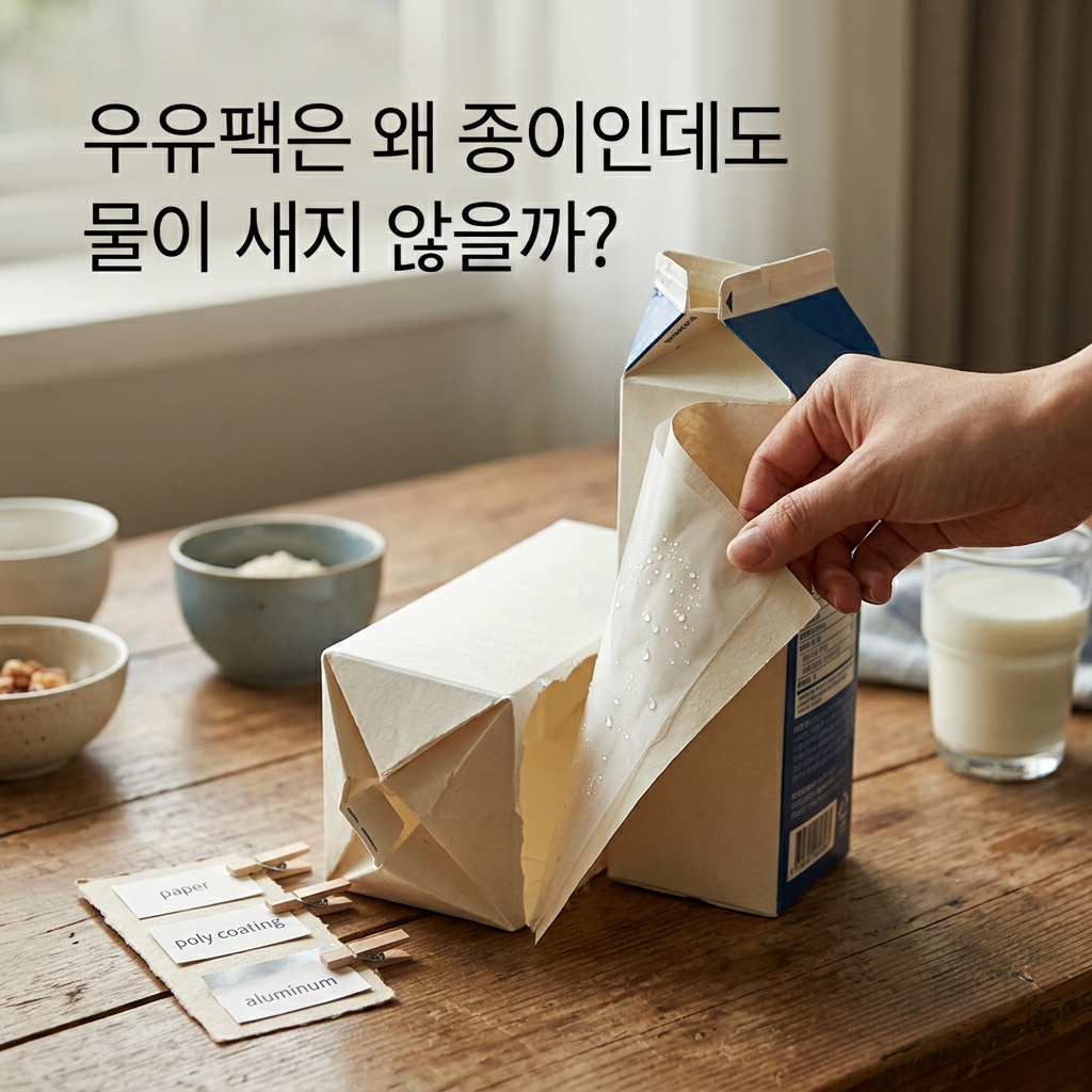 ai thumbnail photography 우유팩은 왜 종이인데도 물이 새지 않을까 1788328609