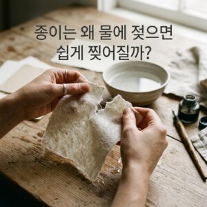 ai thumbnail photography 종이는 왜 물에 젖으면 쉽게 찢어질까 1789887655