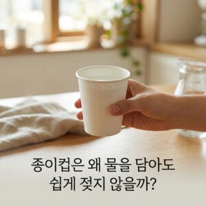ai thumbnail photography 종이컵은 왜 물을 담아도 쉽게 젖지 않을까 1788240415