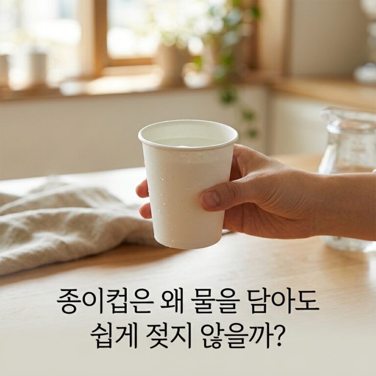 ai thumbnail photography 종이컵은 왜 물을 담아도 쉽게 젖지 않을까 1788240415